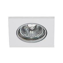 Daxtor Quattro 85x85 White downlight, Incl. GU10 230V Housing