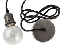 e3 Vintage LAMP Pendant Mat Pearl Grey