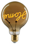 e3 LED Vintage G95 "Home" E27 base up golden dimmable
