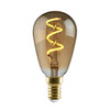 e3light LED Vintage ST45 E14 Spiral, Golden, Dimmable