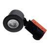 Daxtor New Line Black round downlight incl. GU10 230v Housing - og 3,5W GE LED