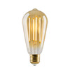 e3 LED Vintage ST64 4 filament Golden dimmable