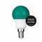 e3 LED P45B STD 0,3W 14V GREEN E14