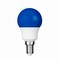 e3 LED P45 STD 0,3W E14 230V Blue 20.000 timer