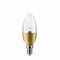 LED – e3light starLED – B38 – E14 – 2W – 75lm - 260° - 824 - Gold std