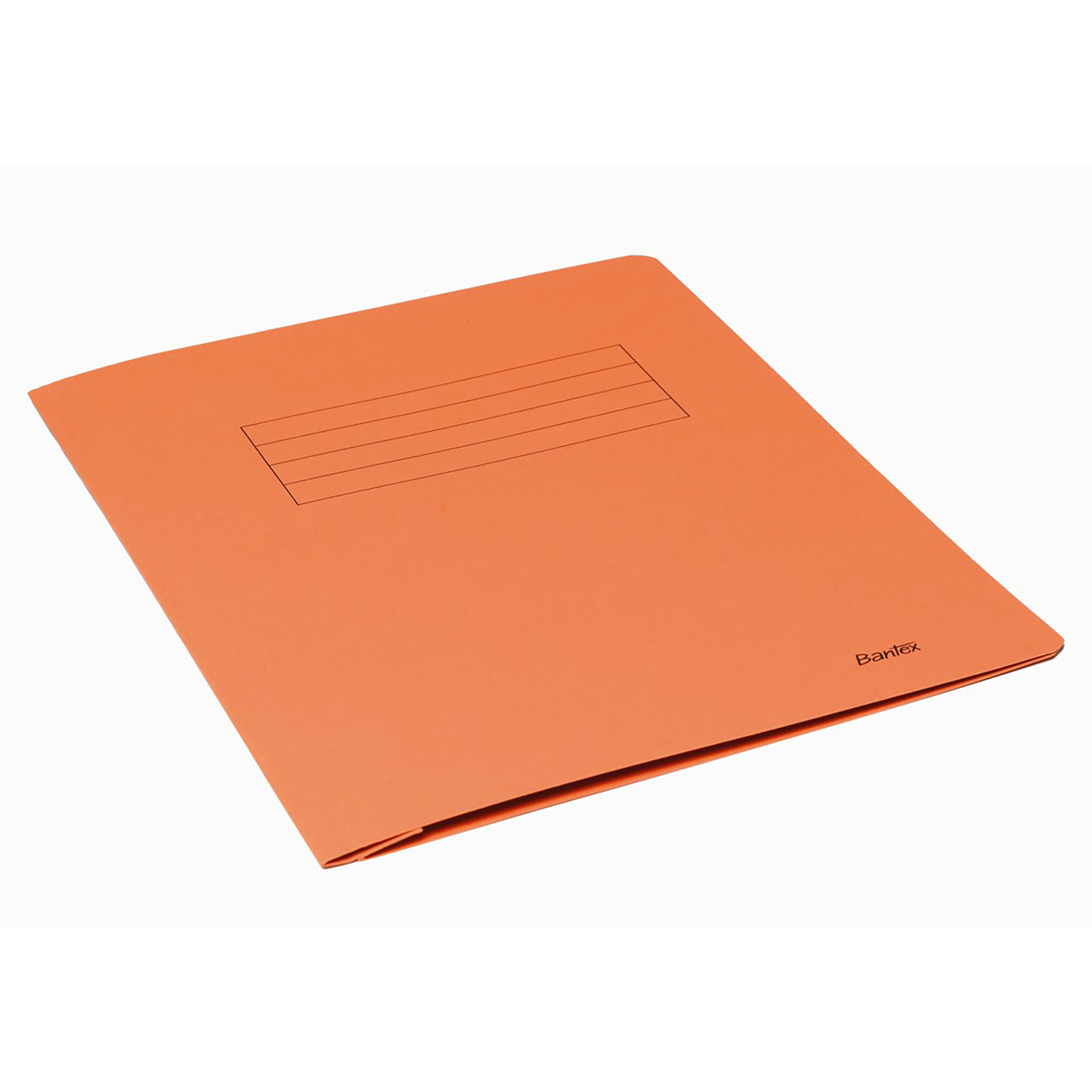 Arbejdsmappe Bantex orange 318x240mm, m/skrivefelt billede
