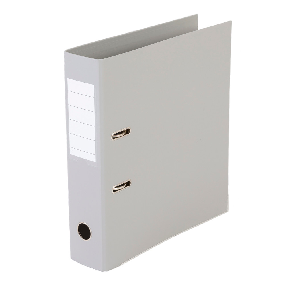 Brevordner A4 75 mm grå billede