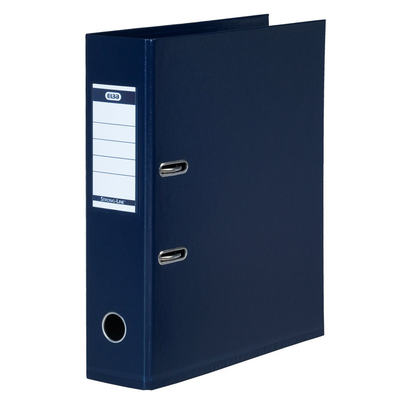 Brevordner ELBA Strong-Line® 8 cm ryg , A4, sort