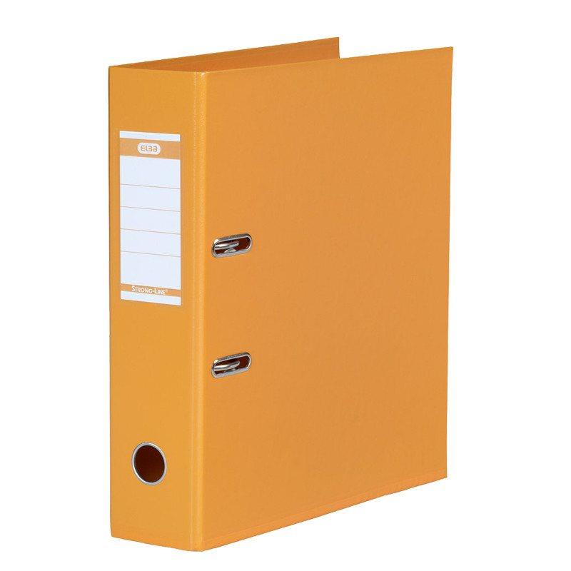 Brevordner Elba Strongline 8 cm. orange billede
