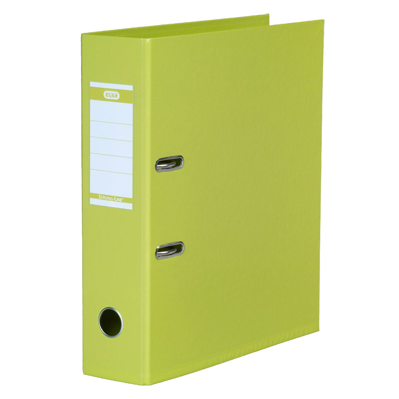 Brevordner Elba Strongline 8 cm. lime billede