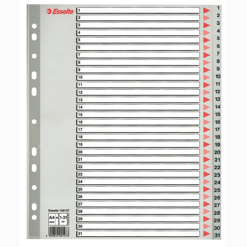 Esselte Register A4 Maxi 1-31