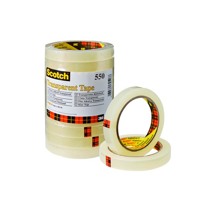 Scotch Tape 550 Transparent 15 Mm X 66 M