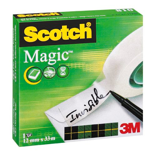 Scotch Magic Tape 810  19mm. x 33 m.