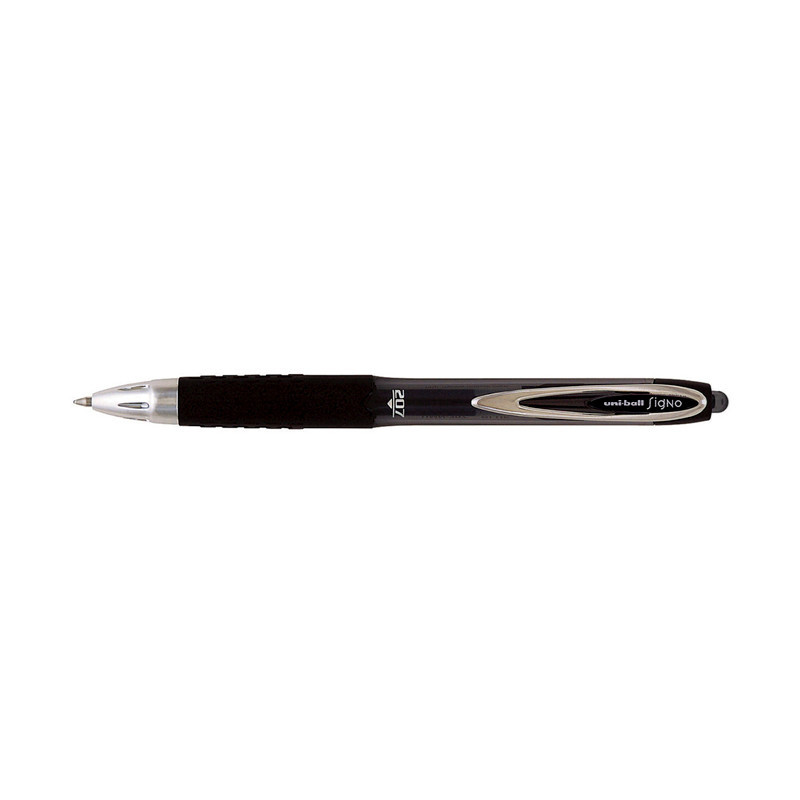 Rollerpen Uni-ball Signo fine UMN-207 m/klik 0,7mm sort
