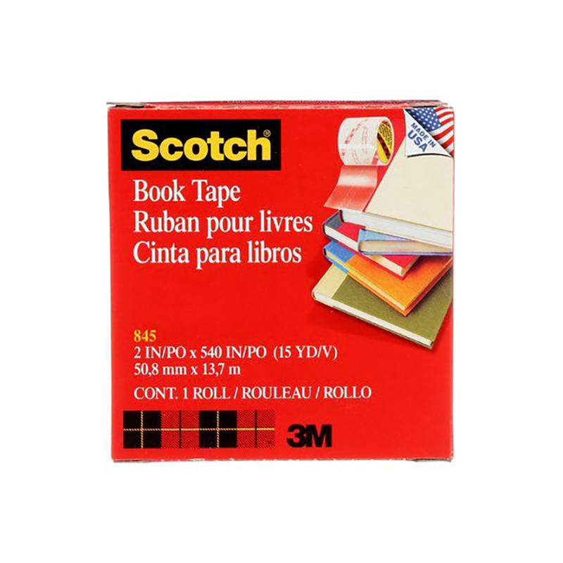Scotch 3M bogtape - 845 50,8 mm. x 13,7 m.