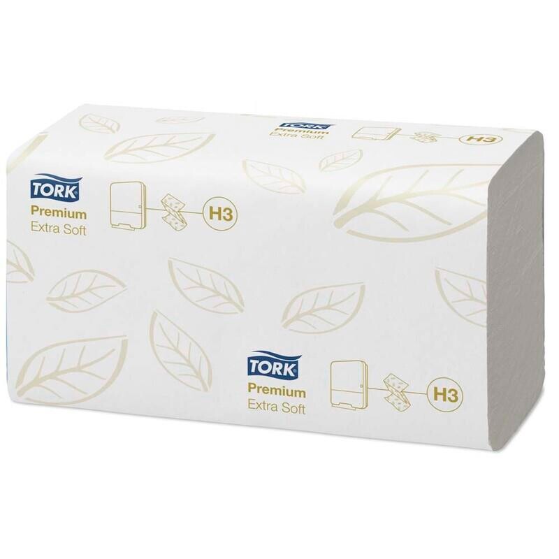Papirhåndklæde Tork Ex Soft H3, 23x23cm 3000 ark billede