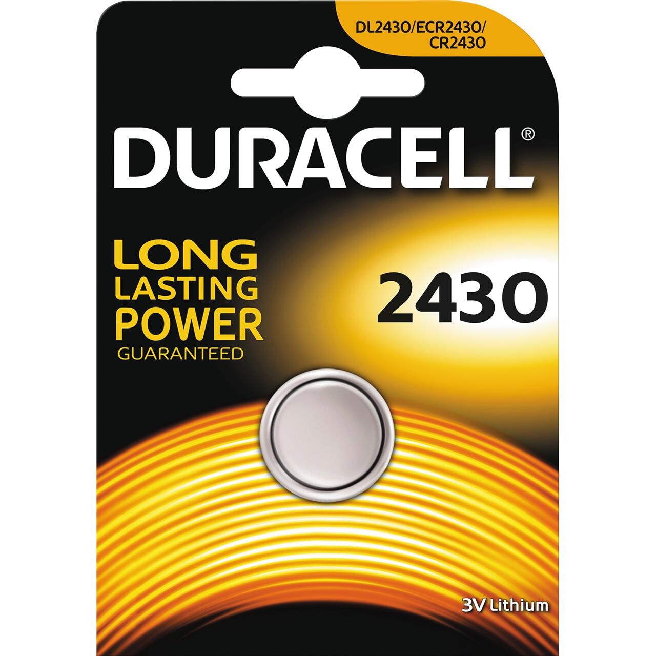 Duracell Batteri  Electronics, DL2430/CR2430/ECR24
