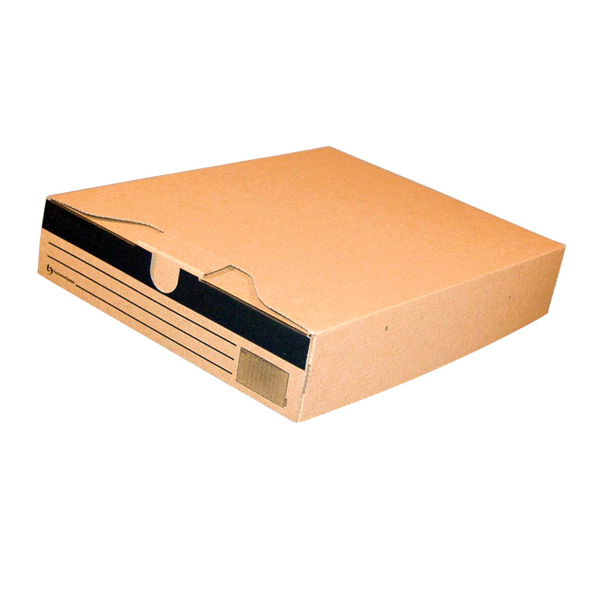Arkivæske A4 brun 320x245x60mm billede