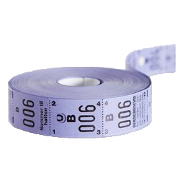 Ferco NR. 48 garderobenumre med 2 x 500 ark i lilla