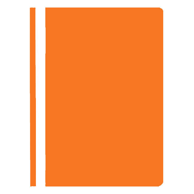 25 stk. Nova tilbudsmappe A4, Orange, plast