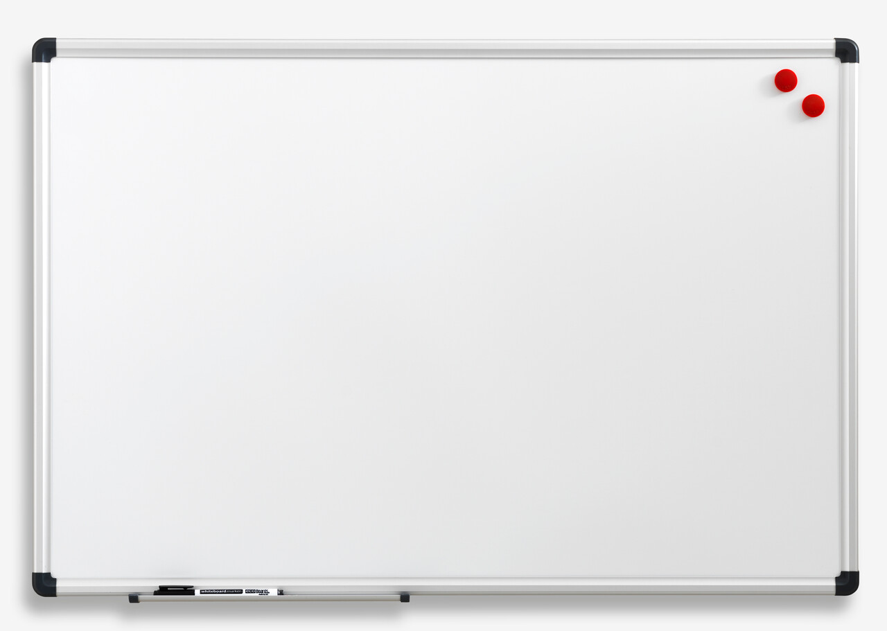 Whiteboard 45x30 cm magnetisk med alu ramme