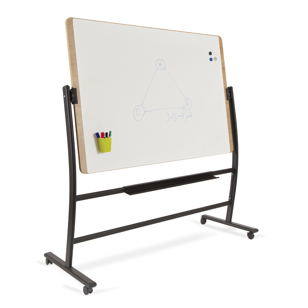 Rocada Natural 360° mobilt whiteboard 150x100cm