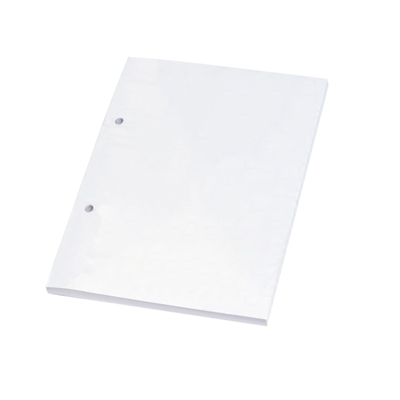 Standardblok 2 huller ulin. 60g hvid A5