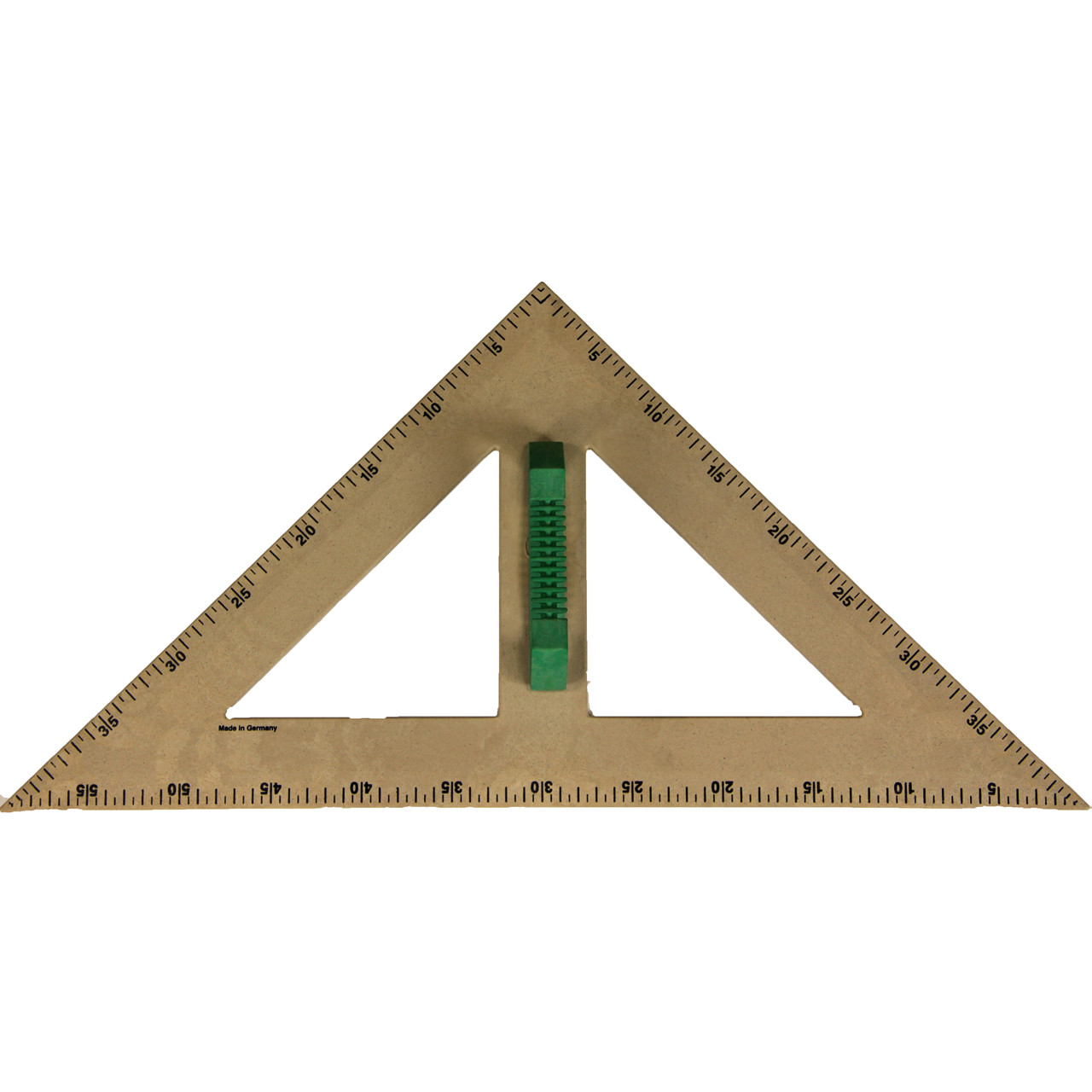 Tegnetrekant magnetisk, RE-WOOD materiale - 45 grader, 60 cm