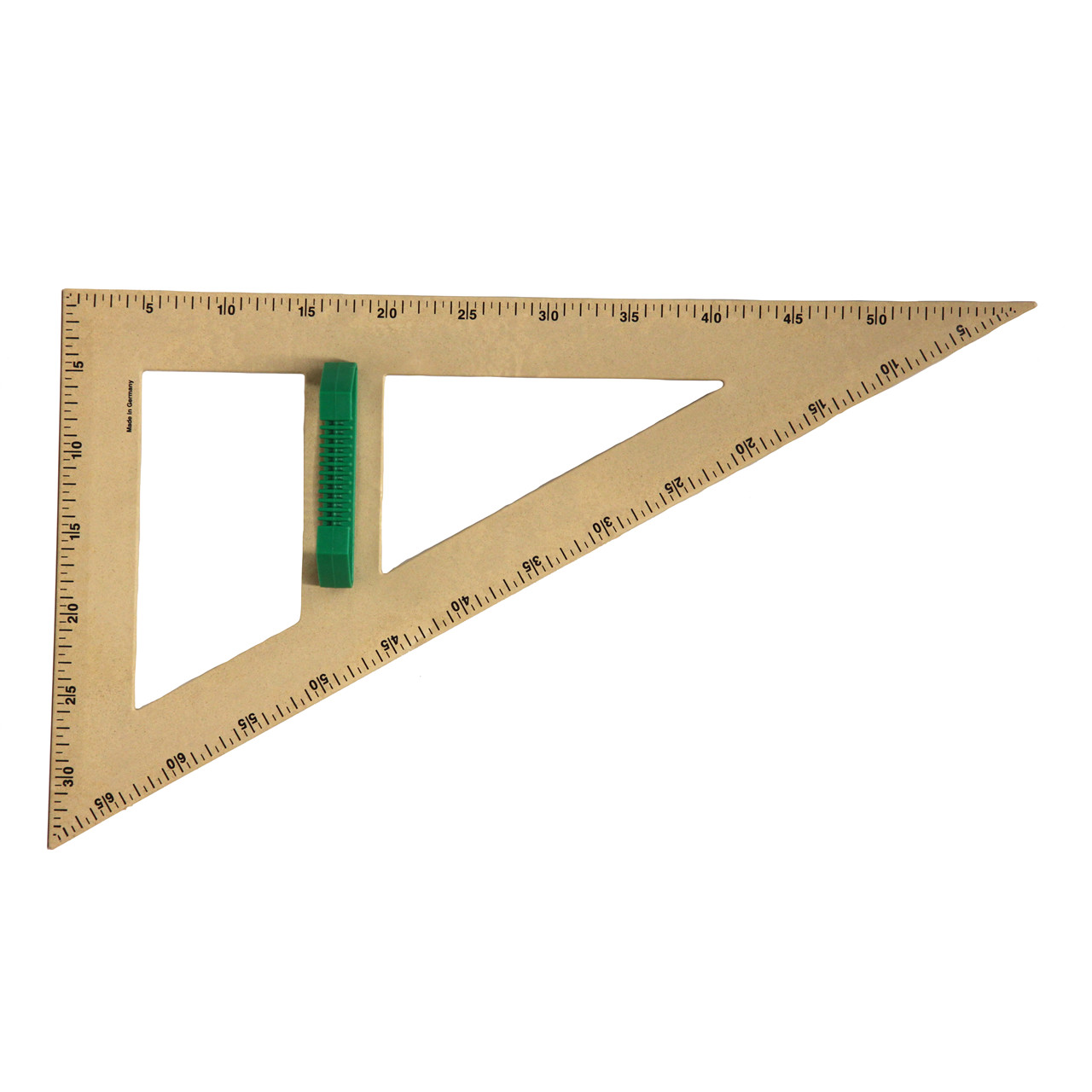 Tavletrekant magnetisk, RE-WOOD materiale - 60 grader, 60 cm