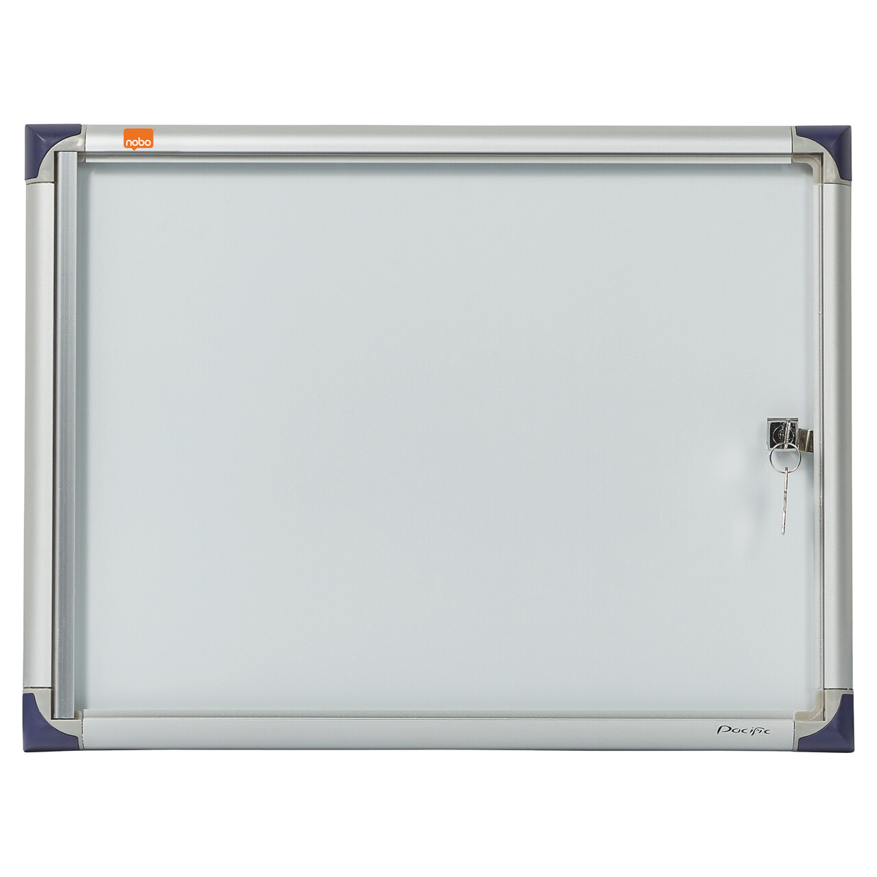 Nobo låsbart opslagsskab, magnetisk, 2xA4 billede