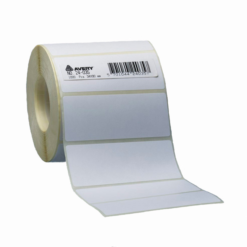 Avery Etiketter 50 X 80 Mm Hvid 1000 Stk