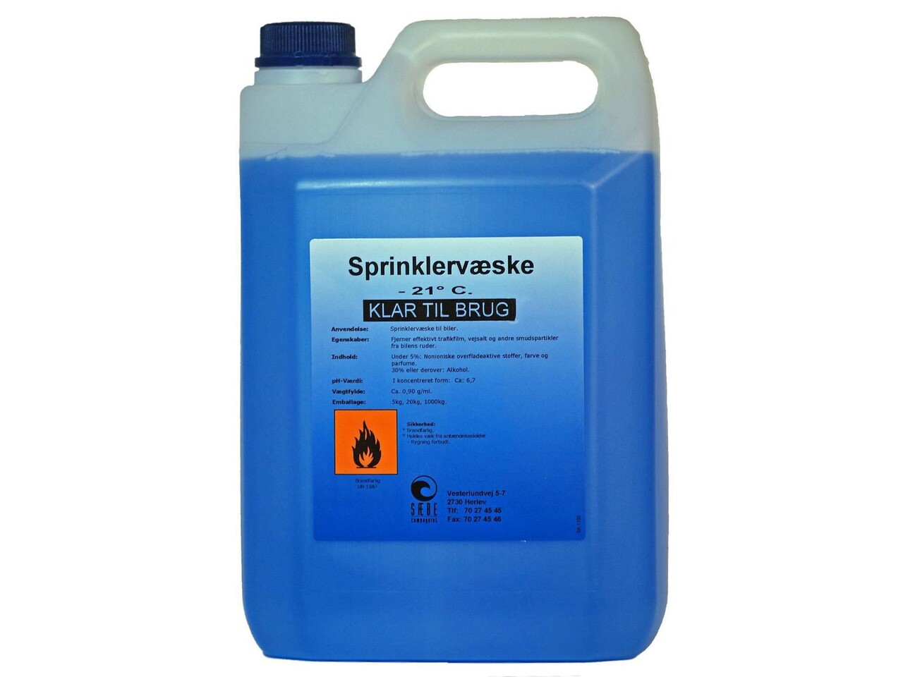 Sprinklervæske -21 grader, 20L