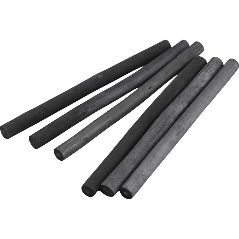 Tegnekul L: 115 mm, diam. 10 mm, medium, 6 stk. billede