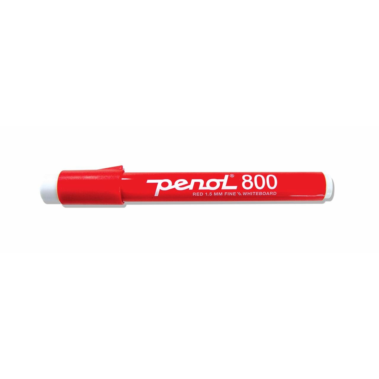 Whiteboardmarker Penol 800, 1,5mm rød rund spids