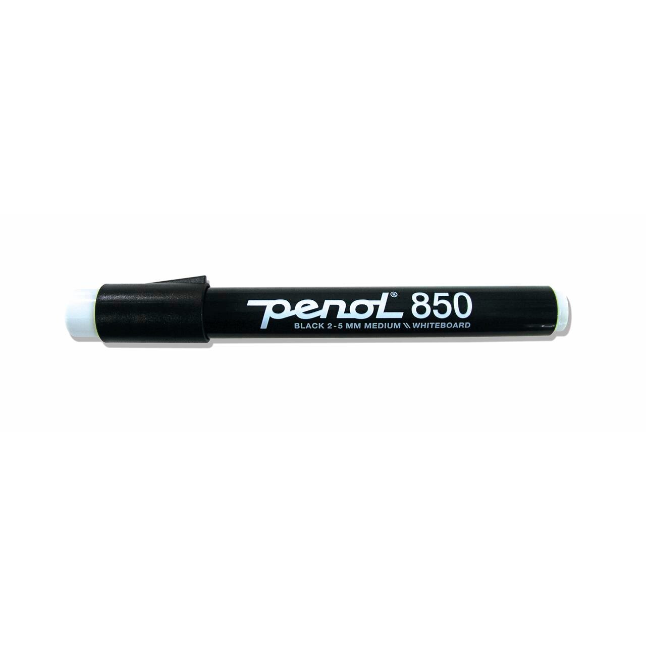 Whiteboardmarker Penol 850, 2-5mm sort skrå spids