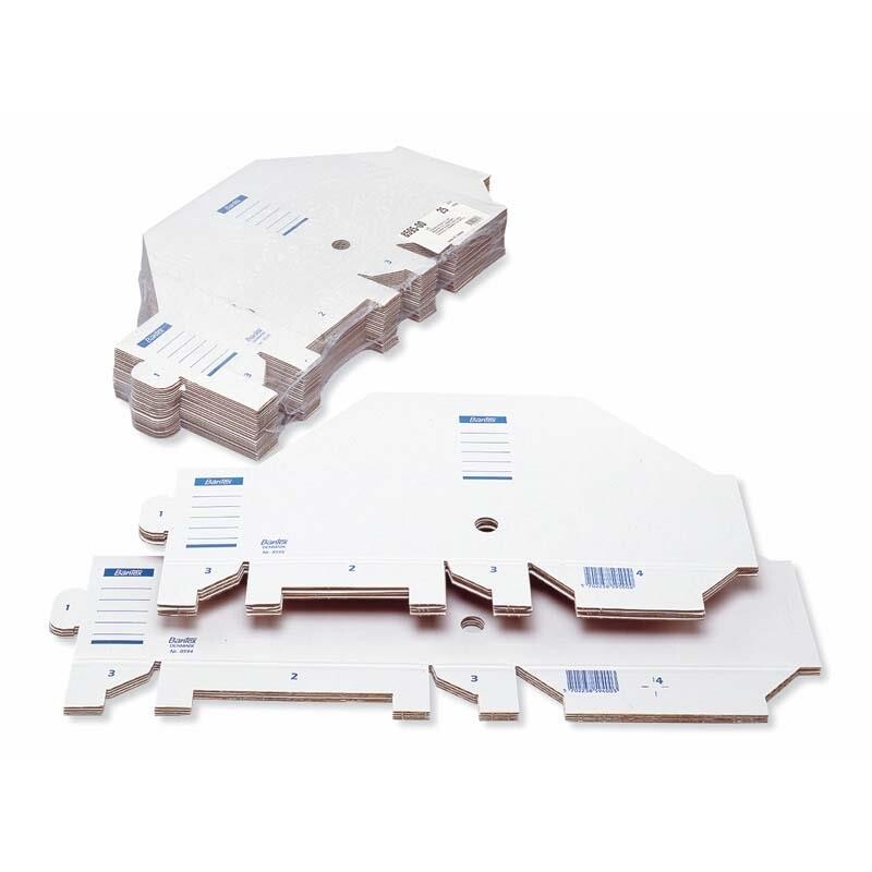 Tidsskriftskassette Bantex A4, ryg 7,5cm, hvid billede