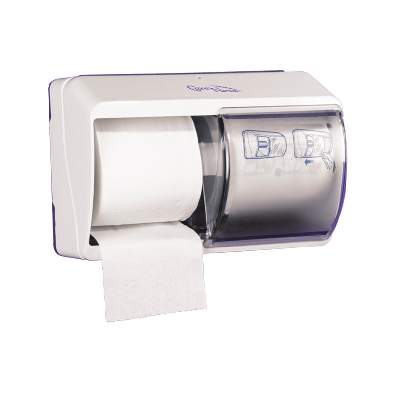 Abena dispenser t/toiletpapir - 2 ruller, Transparent