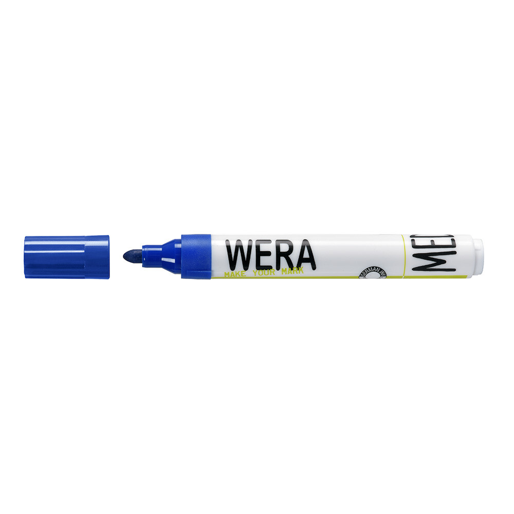 WERA whiteboardmarker m - 2,3 mm Blå billede