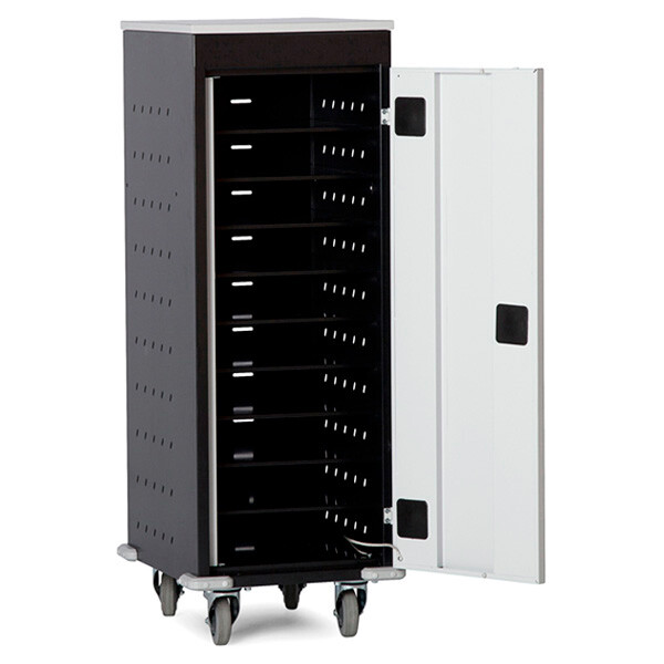 PC opladningsskab på hjul 10 rum