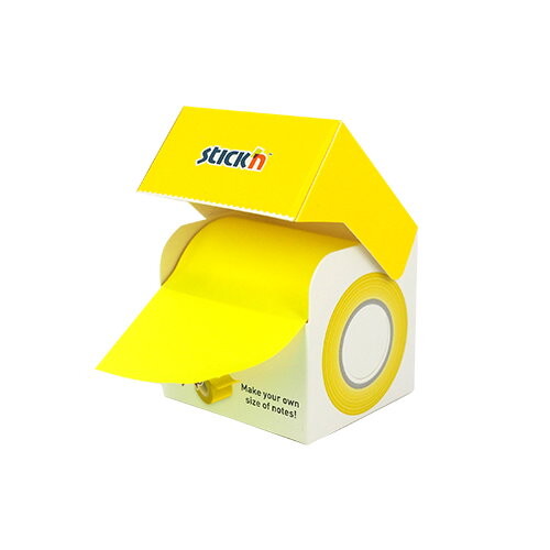 Notes Stick´n Extra Sticky FSC 50mmx10m Neon Gul