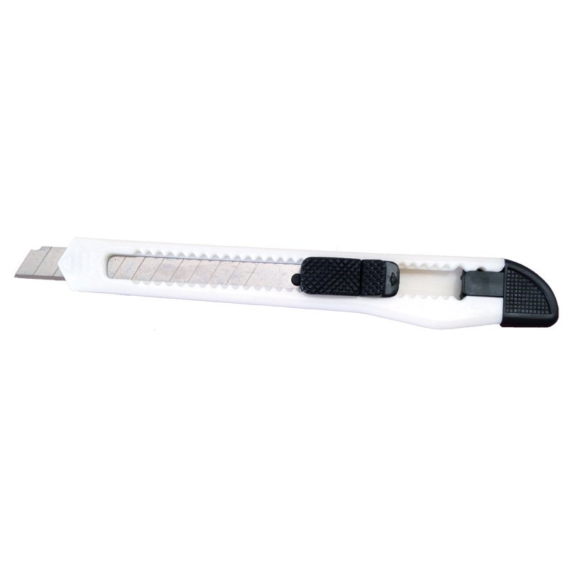 Hobbykniv 9mm Låsbar Grå - (50 stk./karton)