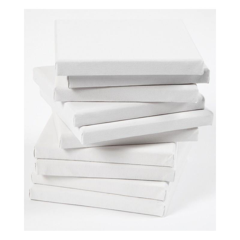 Malerlærred på ramme 40x40 cm - 20 stk.