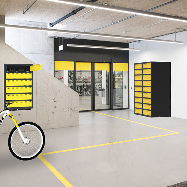 Opladningsskabe cykelbatterier B400