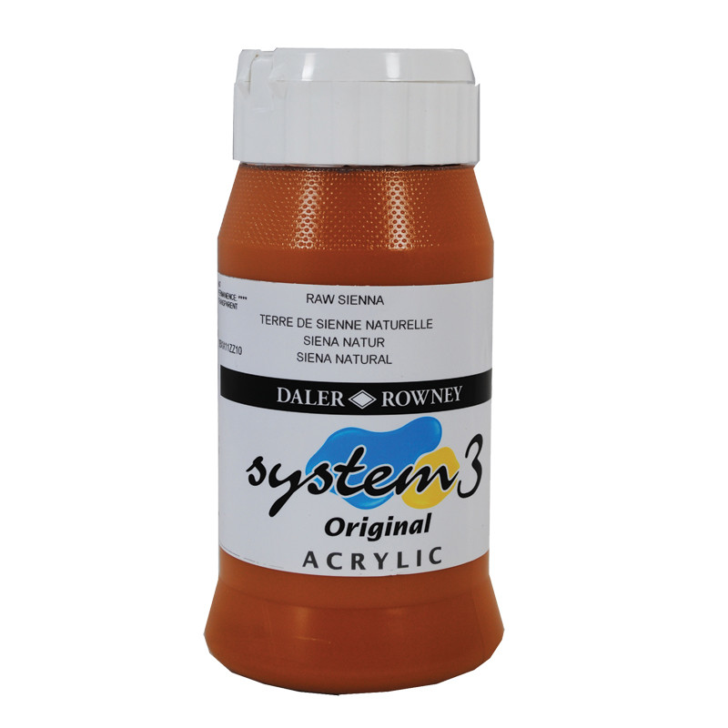 Billede af Daler Rowney - System 3 - 500 ml. Raw Sienna