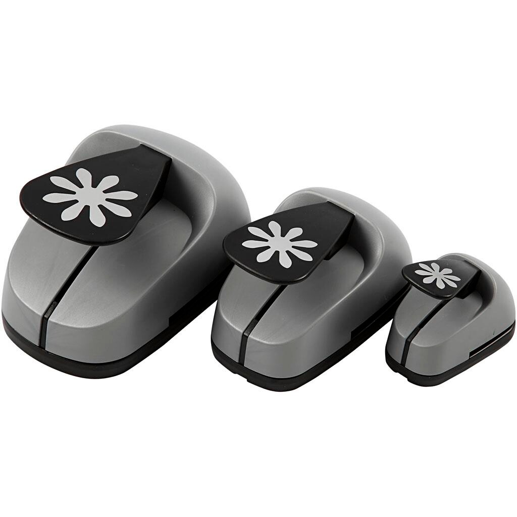 Lag-på-lag stansejernsæt, 25+49+75 mm, marguerit 3 str. billede