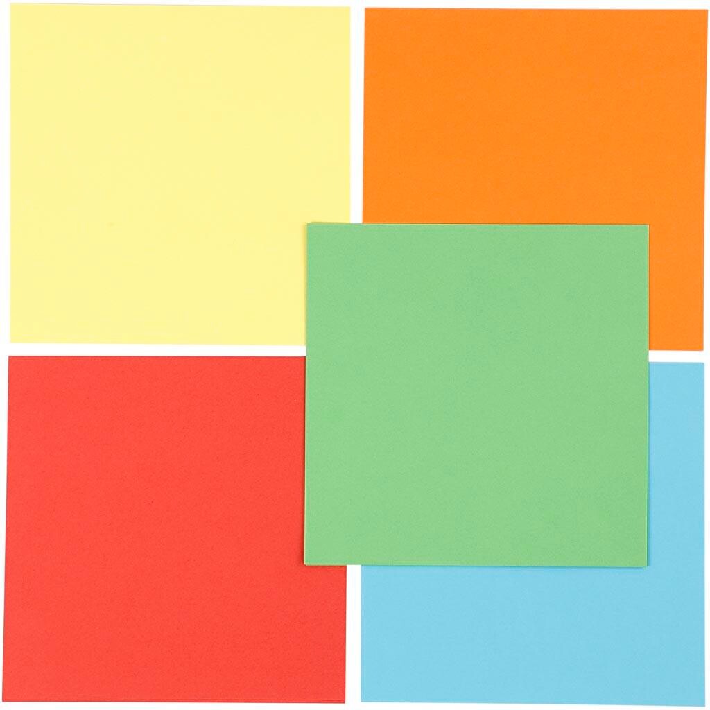 Origamipapir, str. 15x15 cm, 50 ass. ark billede