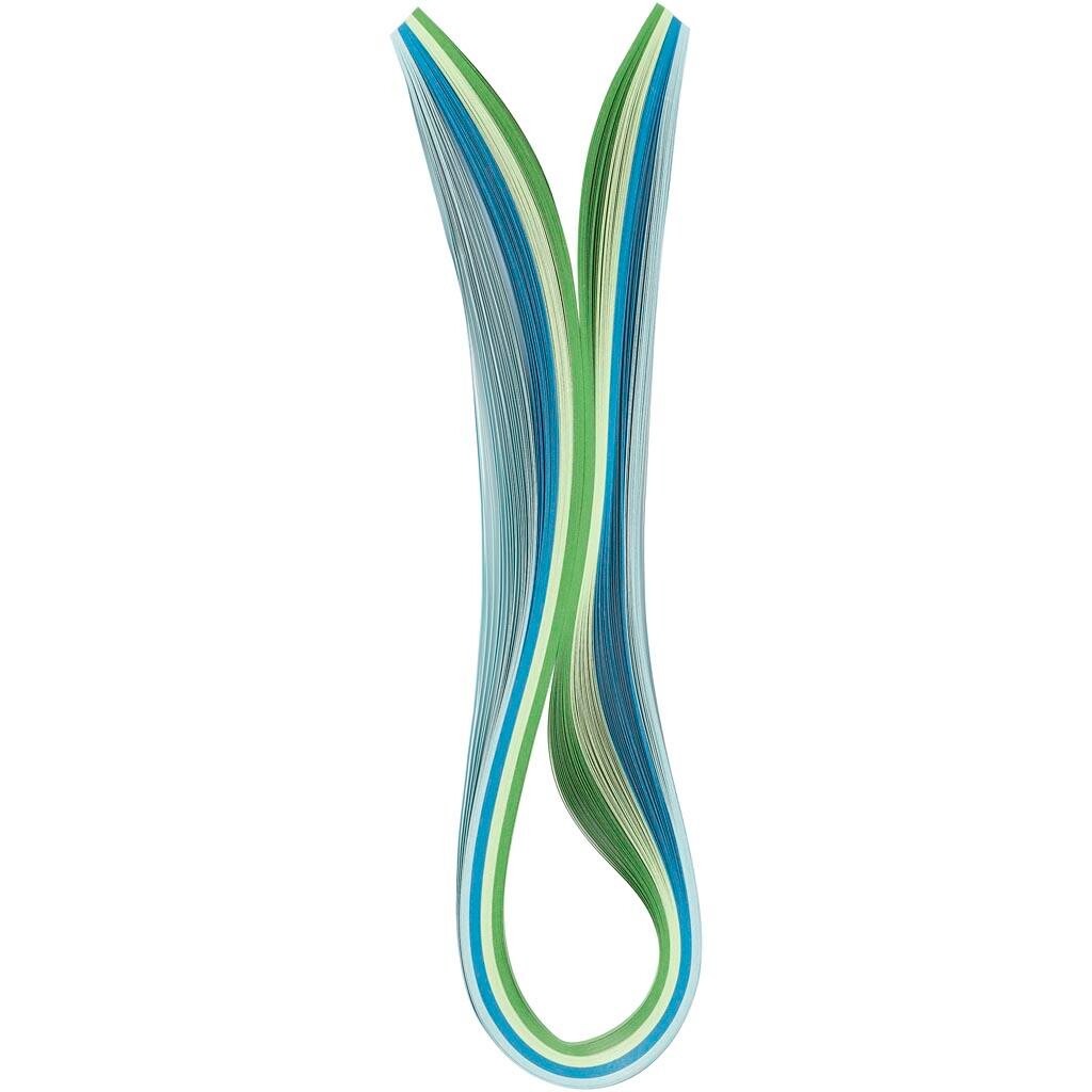 Quilling strimler, B: 5 mm., ass. farve billede