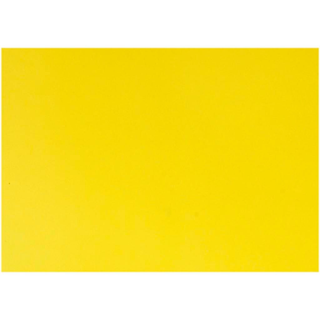 Glanspapir, ark 32x48 cm, gul, 25 ark billede
