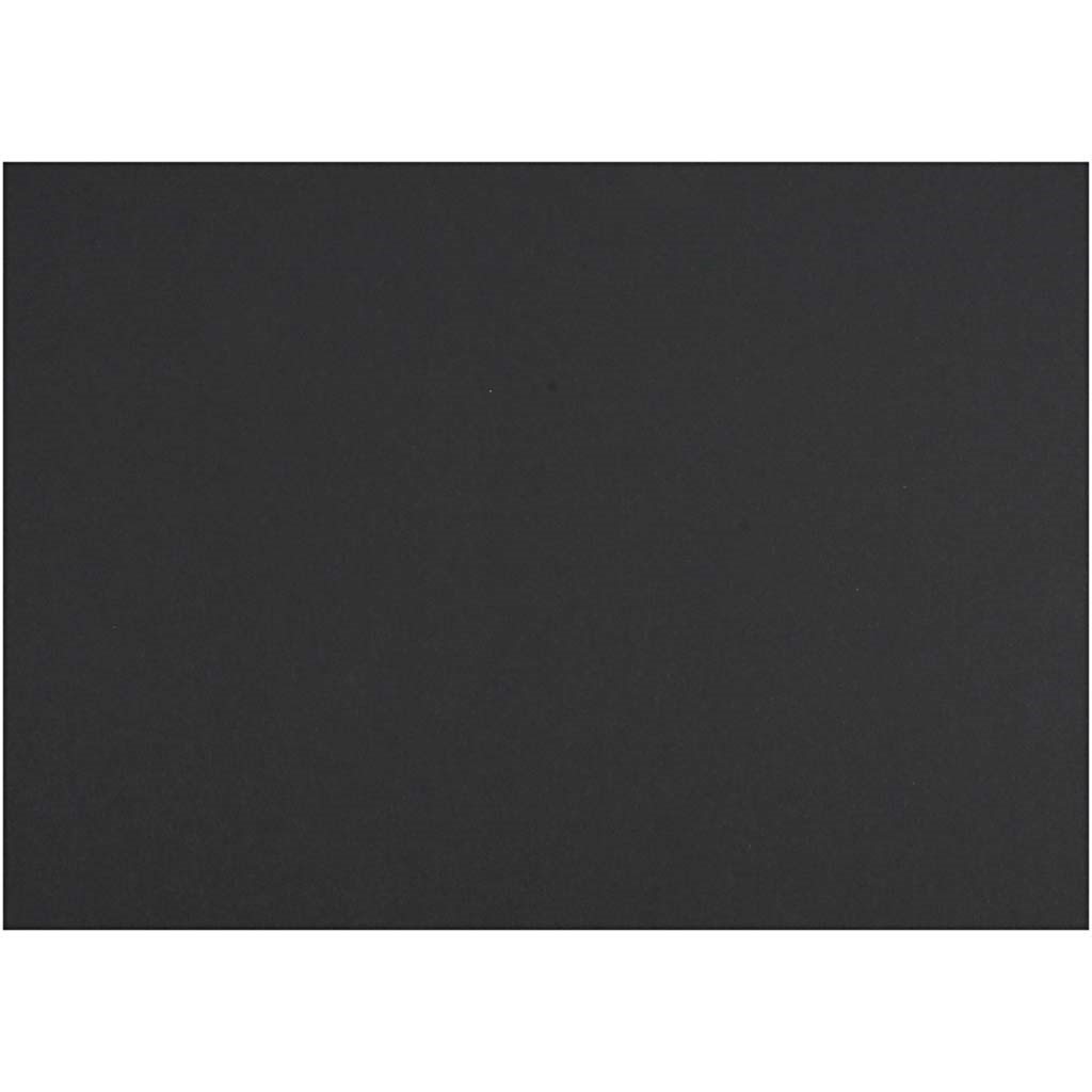Reklamekarton, ark 50x70 cm, kulsort, 10 billede
