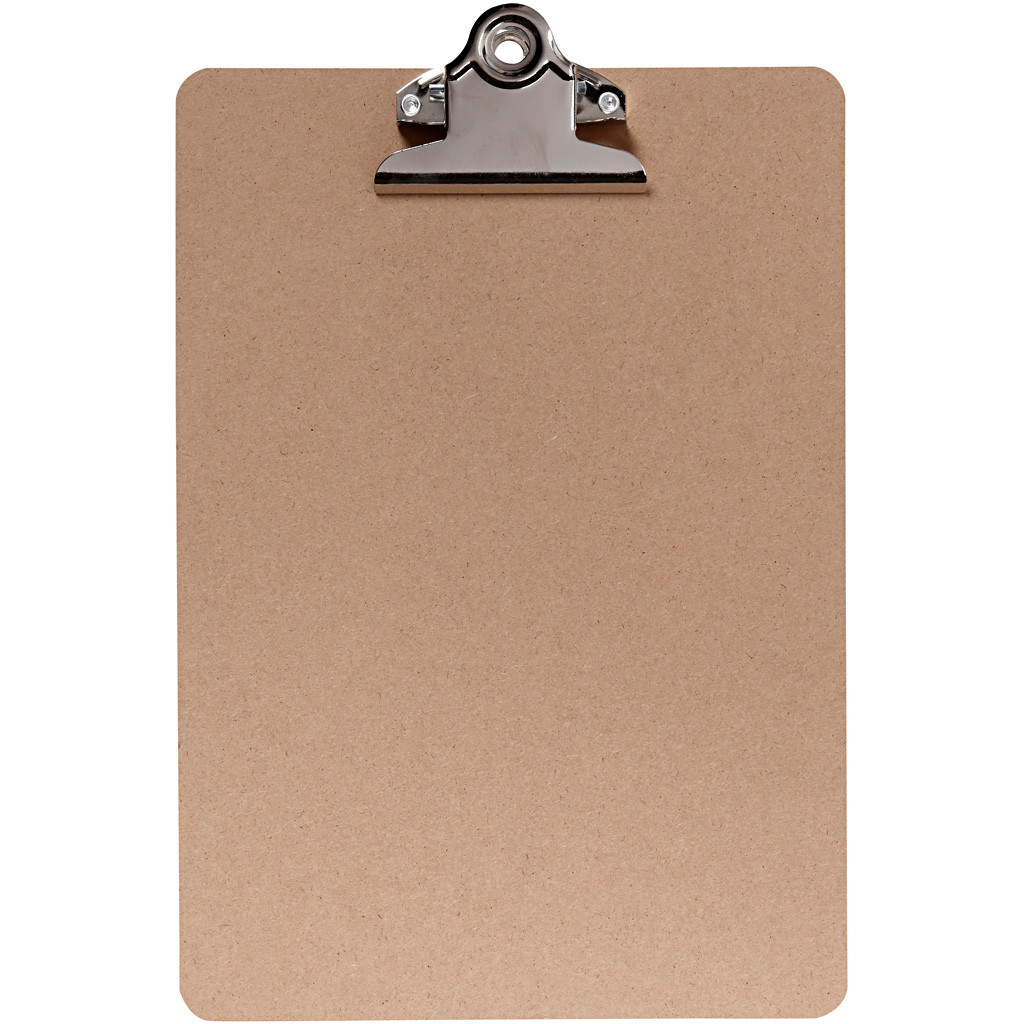 Clipboard, A5, 19x27 cm, 1 stk. billede